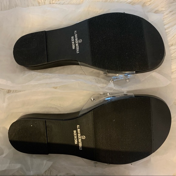 Studded PVC Sandals - Picture 4 of 4